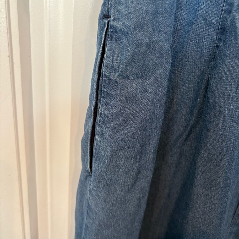 Banana Republic Chambray Dress Size 8 - Picture 5 of 9
